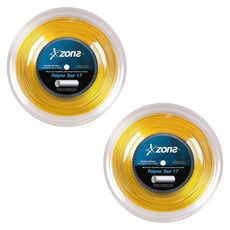 zons Poly圓筒型網球線 Polymour Tour 17G, 金色, 2個