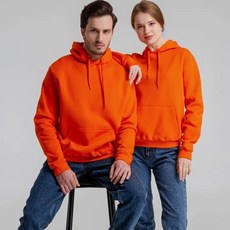 Elsso 男女通用素色基本款寬鬆版型彩色口袋連帽T恤