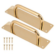 全固定不鏽鋼圓形板把手 中 60*240mm, 2個, 金色光澤