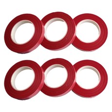 온트리 플로리스트 재료 꽃꽃이 테이프 레드, 6개