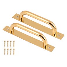 Cholmuldaejang 正面固定薄型板式把手 小 25 x 190 mm, 2個, 亮金色