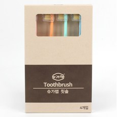 슈가랩 칫솔, 4개입, 1개