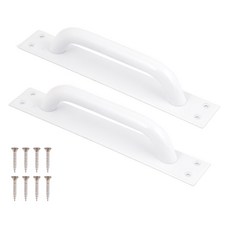 Cholmuldaejang 正面固定 簡約平板把手 中 40 x 250 mm 2入組, 1套, 白色