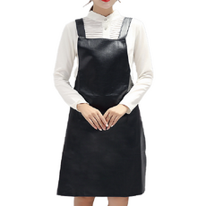 Kerico 工作用防水皮革圍裙, 黑色