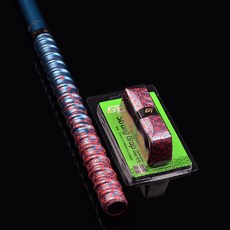 SRF 미끄럼방지 낚시대 그립 테이프 SG-5, 레드 + 블루, 1개