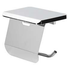 DOOJIN Lustra 浴室手機支架兼衛生紙架 DA600, 銀色, 1個