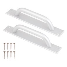 Cholmuldaejang 正面固定 簡約平板把手 中 40 x 250 mm 2入組, 銀色, 1套