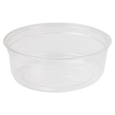 아이엔피 SK 투명원형 델리케이스 바디만 240ml 11.7 x 10 x 4 cm, 1개, 25개입
