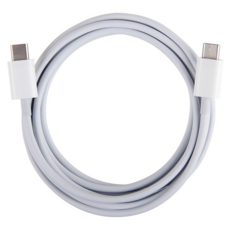 K-LINE USB 3.1 Type C to Type C 公對公傳輸/充電線, 2m, 1條, 白色