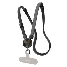 벨킨 가죽 스마트폰 스트랩 MSZ004, 디즈니 미키와 친구들(MSZ004qcBK-DY), 1개