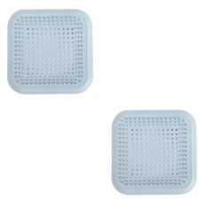 더자카 실리콘 배수구 덮개 마개 2p, 블루