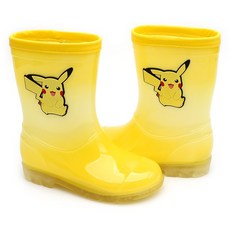 SHOELAMODE 男童款皮卡丘閃亮雨鞋