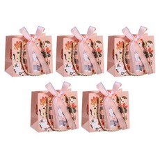 Toppia 簡約貓咪購物袋, 5個, 繩索