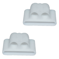 엠지스픽 무선이어폰 실리콘 홀더, 화이트, 2개