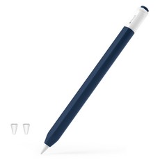 RhinoFit Apple Pencil USB-C 粉彩透明保護殼, 海軍藍, 1個