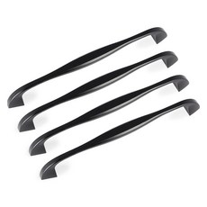 MONESPACE Tail 家具把手 192mm, 4個, 黑色