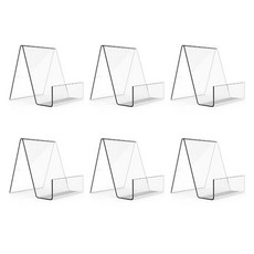 Tailstar 壓克力書立架 支撐型 6入, 12個, 透明