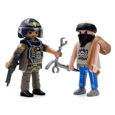 Playmobil 摩比人 警察與小偷人物模型 71505, 1個