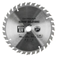 이엑스파워 원형톱날 팁쏘 판넬용 185mm EXC-07032, 1개