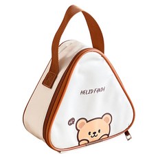 HELIDFANDA 可愛小型保冷三角包, 1個, 熊