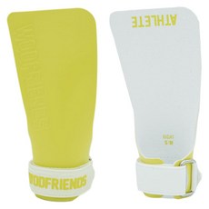 WOD FRIENDS 女性用 Athlete PRO CrossFit 握力帶 健身手套 雙手用, 1套, 萊姆