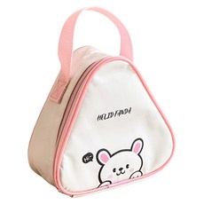 HELIDFANDA 可愛小型保冷三角包, 1個, 兔子