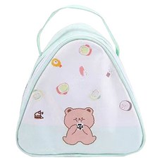 Taminayo 可愛小熊三角保冷袋, 綠色, 1個