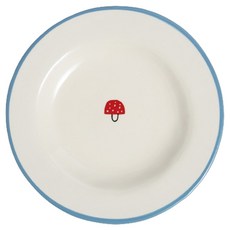 레티티아후제 샐러드 접시, 머쉬룸 블루, 1개