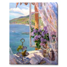 Luaz 寶石十字繡 DIY 套組 大型, 05 海邊, 1套