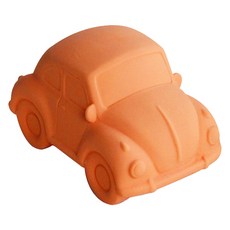 ACACIA bongbong 幼兒乳膠洗澡玩具固齒器, 瑪郎卡橘色, 1個