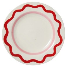 레티티아후제 샐러드 접시, 리스본 레드, 1개