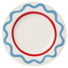 레티티아후제 샐러드 접시, 리스본 블루, 1개