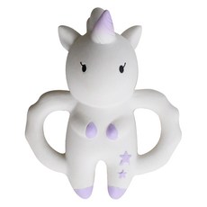 ACACIA bongbong 幼兒乳膠洗澡玩具固齒器, 獨角獸紫色, 1個