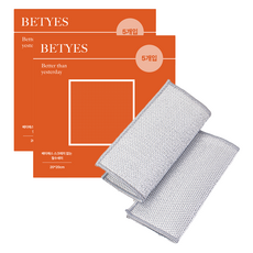 베티에스 다용도 스크래치 없는 무흠집 철수세미, 2개, 5개입