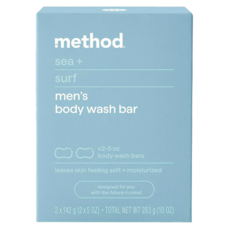 method 美則 男仕潔膚皂 海洋衝浪 2個, 1盒, 283g
