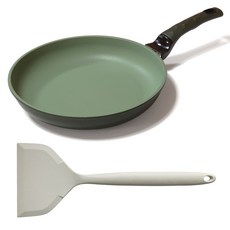 키친아트 인덕션 자이언트 IH 후라이팬 + 실리콘 뒤집개 대형 세트, 26cm, 1세트
