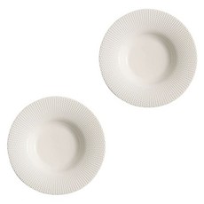 Modeonji 珠點盤 B 小 25 x 4.5 cm YJ649, 白色, 2個, 盤子 2p