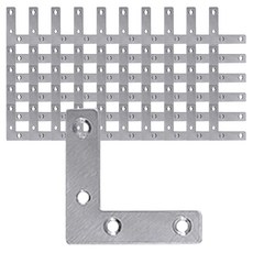 Cholmuldaejang 不鏽鋼L型扁鐵連接補強支架, 100個