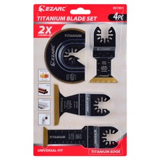 Ezarc 工具 多功能切割刀片 TIN 通用型 4件組 801901, 1套
