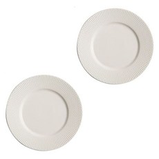 ModernG 圓珠點點盤 B 中 26.5 x 2.5 cm YJ649, 白色, 盤子 2p, 2個