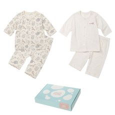 with organic 新生兒用 蛇年 夏季內衣 2件組 彌月禮盒