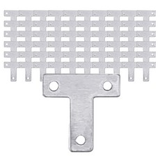 Cholmuldaejang 不鏽鋼T字型扁鐵連接補強件, 100個