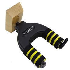 Toppia 高級吉他支架自動原木支架掛架壁掛式, 1個