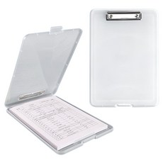 Elotems 收納型文件板夾 A4, 2個, 透明