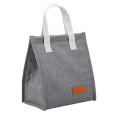 탑피아 간편한 보온보냉가방, 회색, 1개