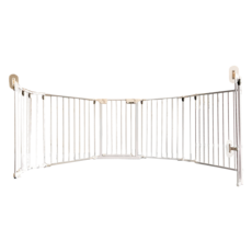 키워보리 반려동물 중소형견용 CM 현관 신발장 전용 접이식 다용도 안전문 74.8H + 실리콘패드 세트, 33번 화이트, 1세트