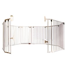 키워보리 반려동물 중소형견용 CM 현관 신발장 전용 접이식 다용도 안전문 74.8H + 실리콘패드 세트, 48번 화이트, 1세트