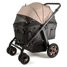 pecanori 寵物高級 Pet&Go 滑動階梯寵物推車 PECA1091, 1個, 米色