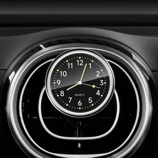 Ctr 2合1現代車用經典指針時鐘, 現代黑, 1個