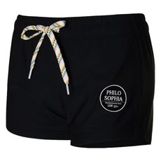 필로소피아 여성용 비치웨어 크루즈 워터 숏 팬츠 P3025, 블랙